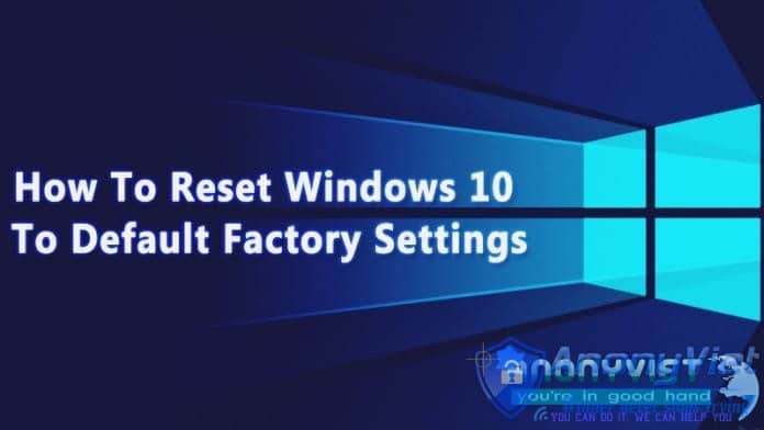Đặt lại máy tính của bạn