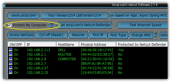 Netcut protect my computer