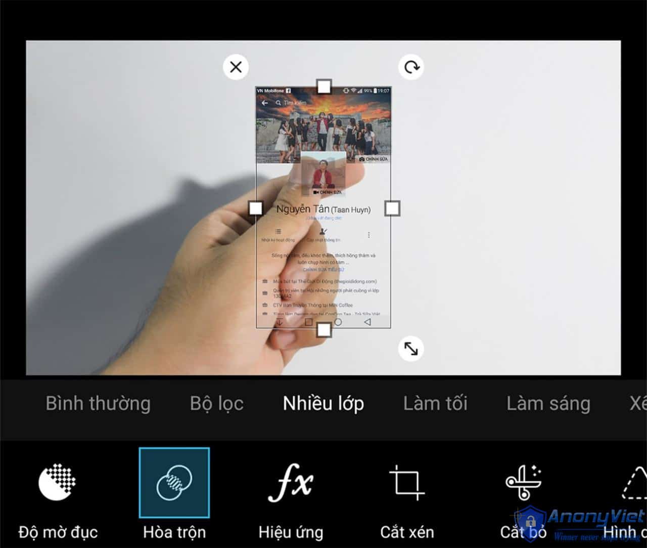 tạo ảnh facebook trong suốt bằng Picsart tạo ảnh facebook trong suốt bằng Picsart
