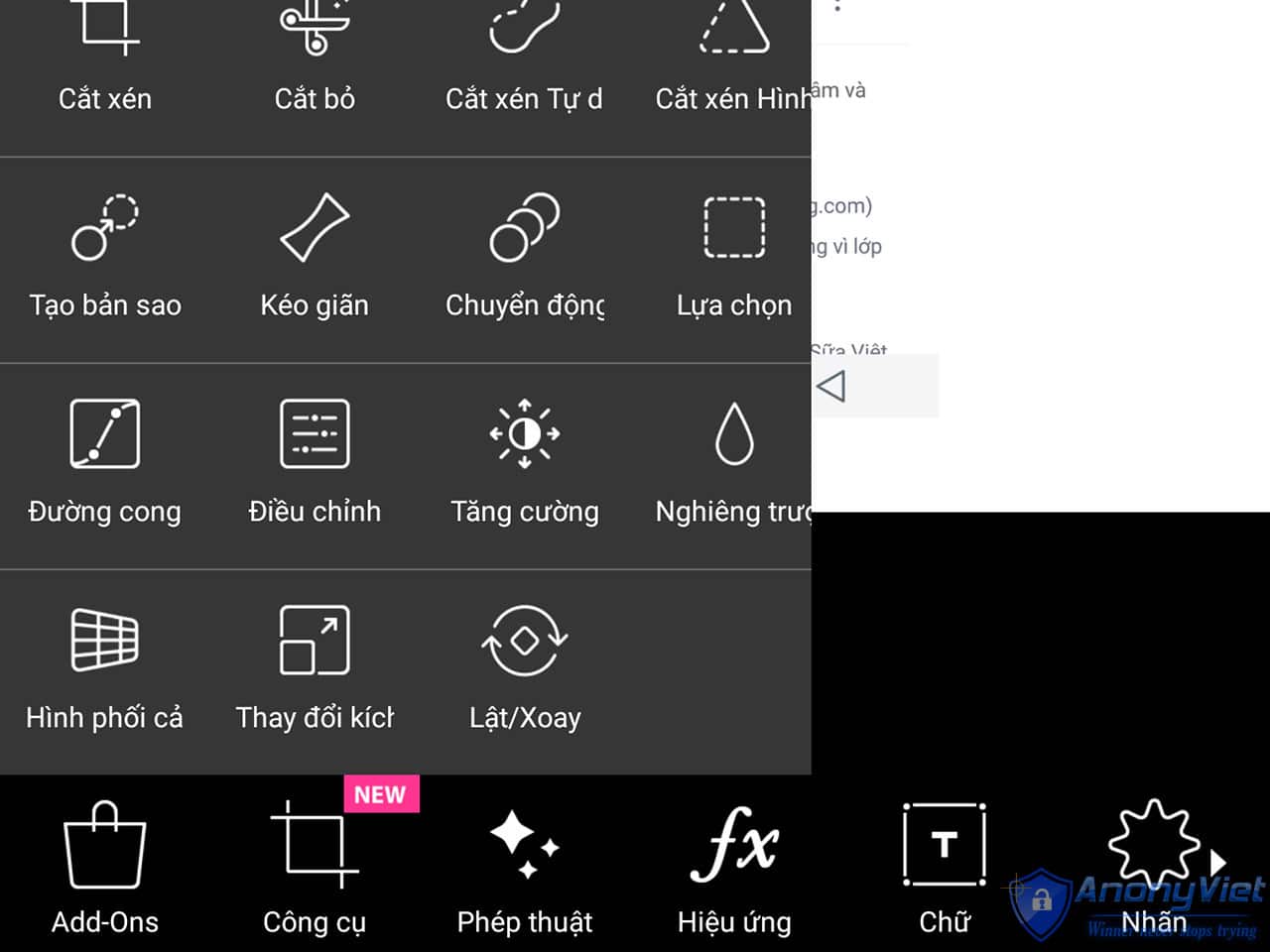 tạo ảnh Facebook trong suốt bằng Picsart tạo ảnh Facebook trong suốt bằng Picsart