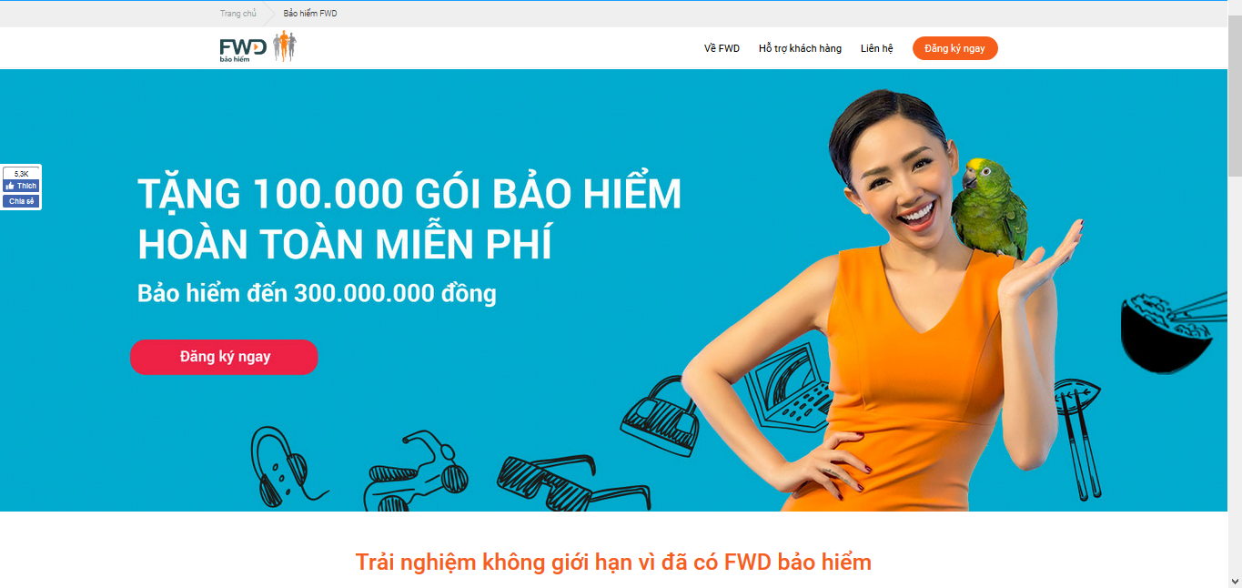 Miễn phí bảo hiểm 3 tháng
