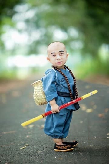 ghép đầu chú tiểu