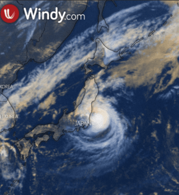 Bản đồ vệ tinh windy